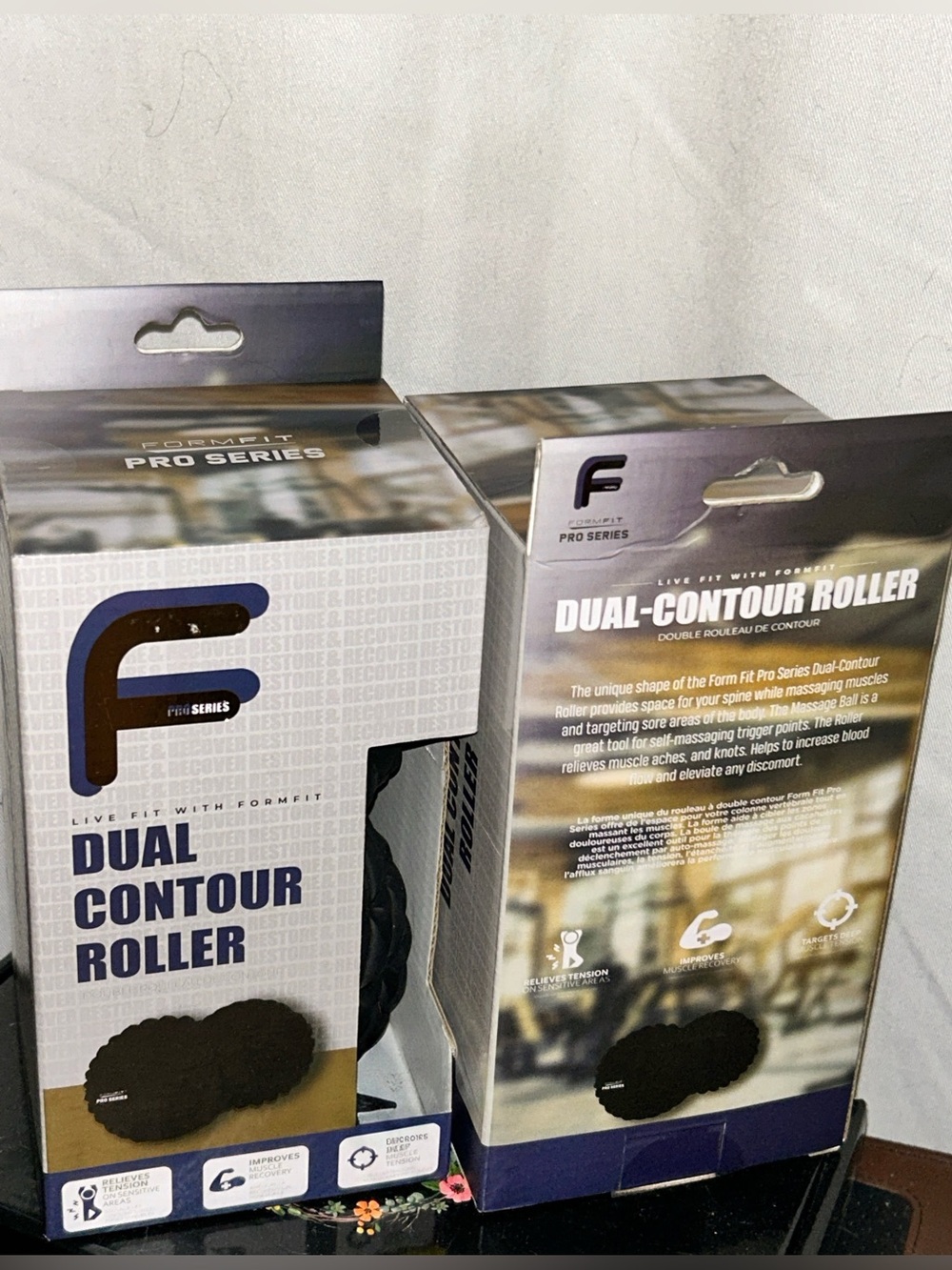 NEW Dual Contour Roller - Fit Life Stetch Warm Up After Care - Massage Muscles